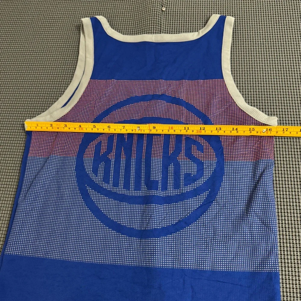 Adidas New York Knicks Climalite Tank Top Blue Mens Small Basketball Sleeveless